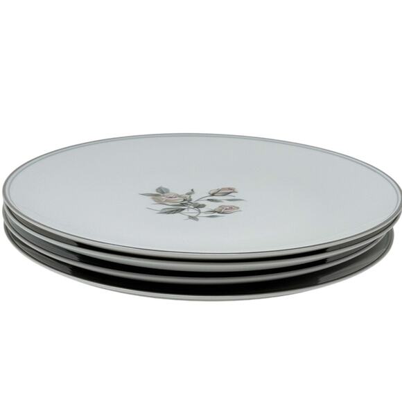 Vintage Noritake Margot Dinner Plates 10.5” Japan Porcelain #5605 Set of 4 - Picture 6 of 7